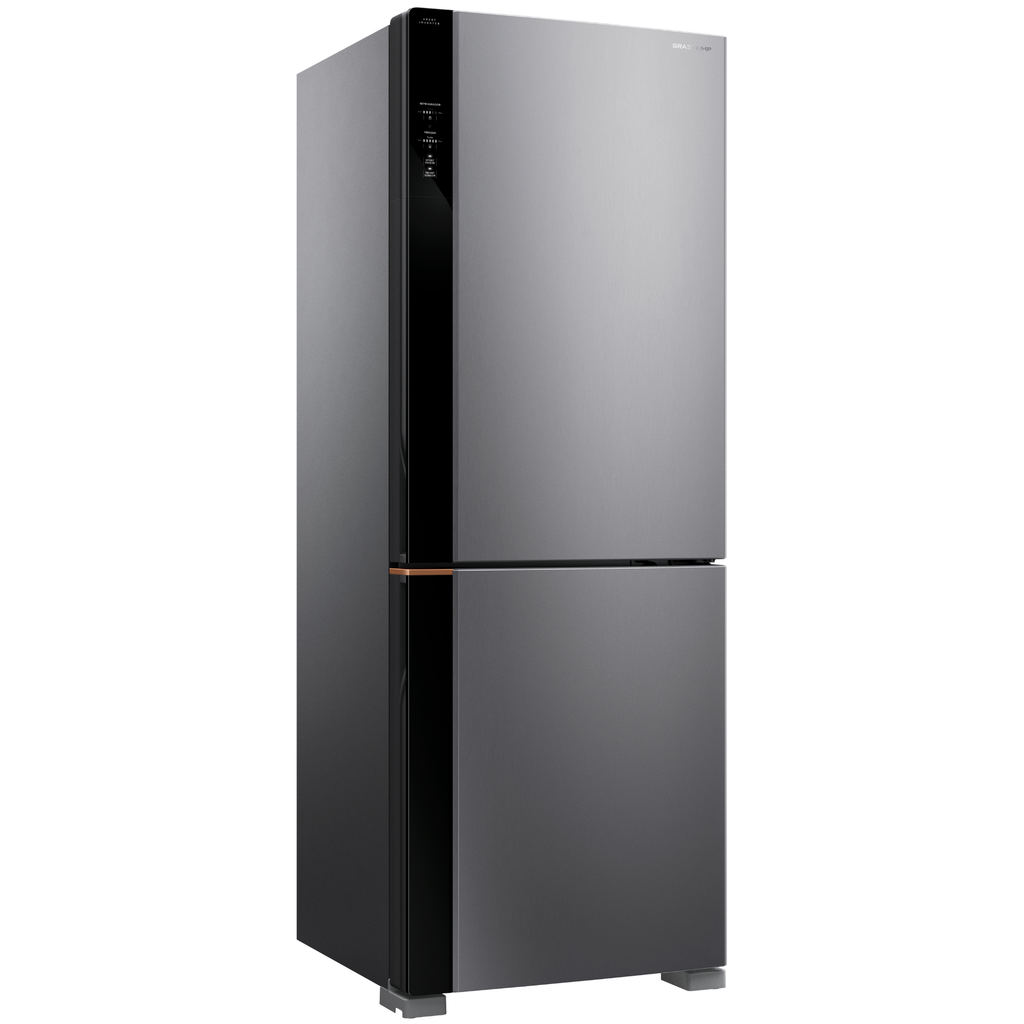 Refrigerador Brastemp 500L BRE66AK Duplex Inverse Inteligente B= Smart Cor Inox Bivolt