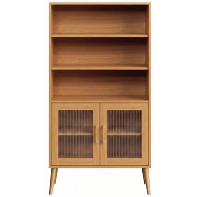 Cristaleira C724C Dalla Costa 91cm 2 Portas Carvalho Rosé