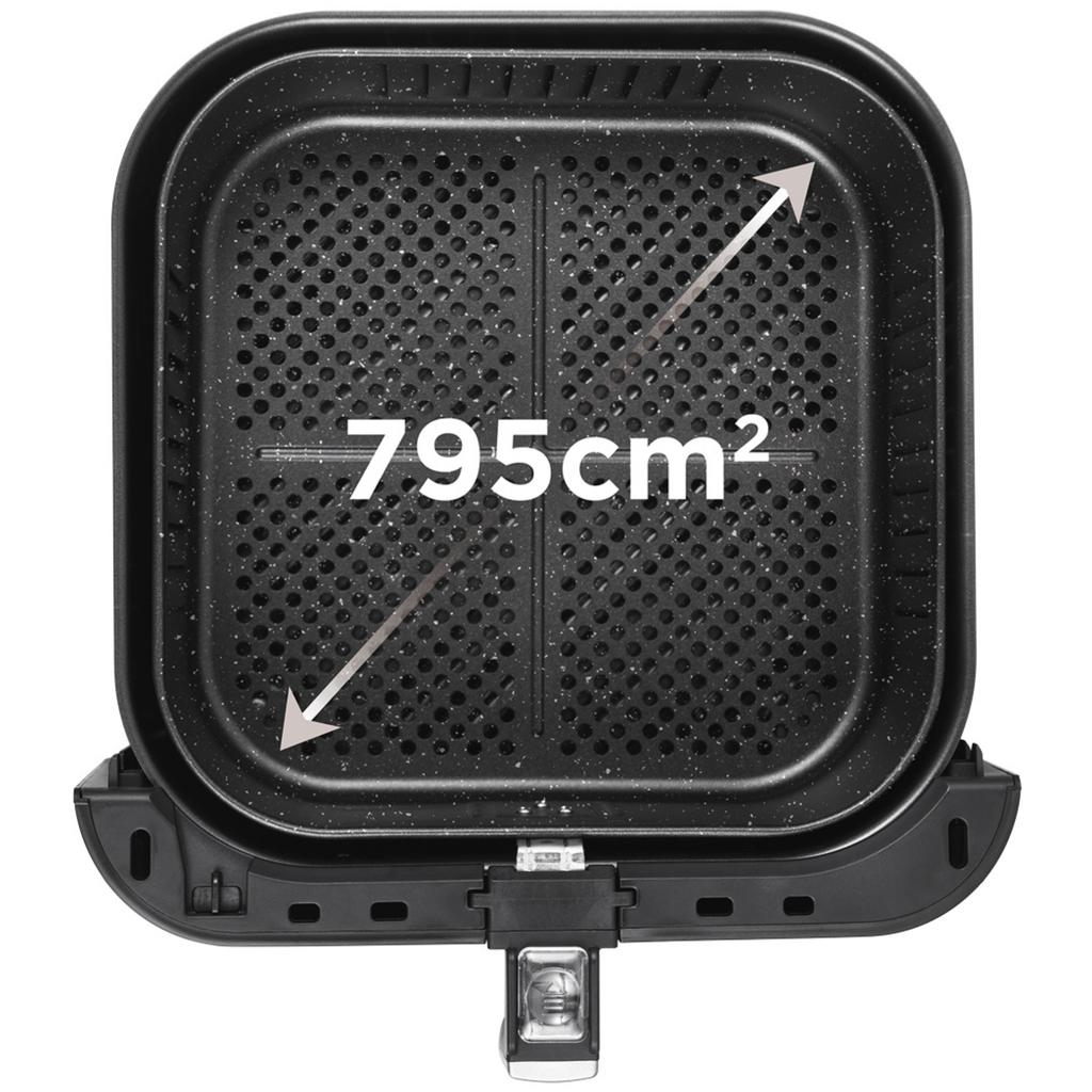 Fritadeira Elétrica Sem Óleo Air Fryer 8,5L Midea Widemax Cyclone Preto 220V