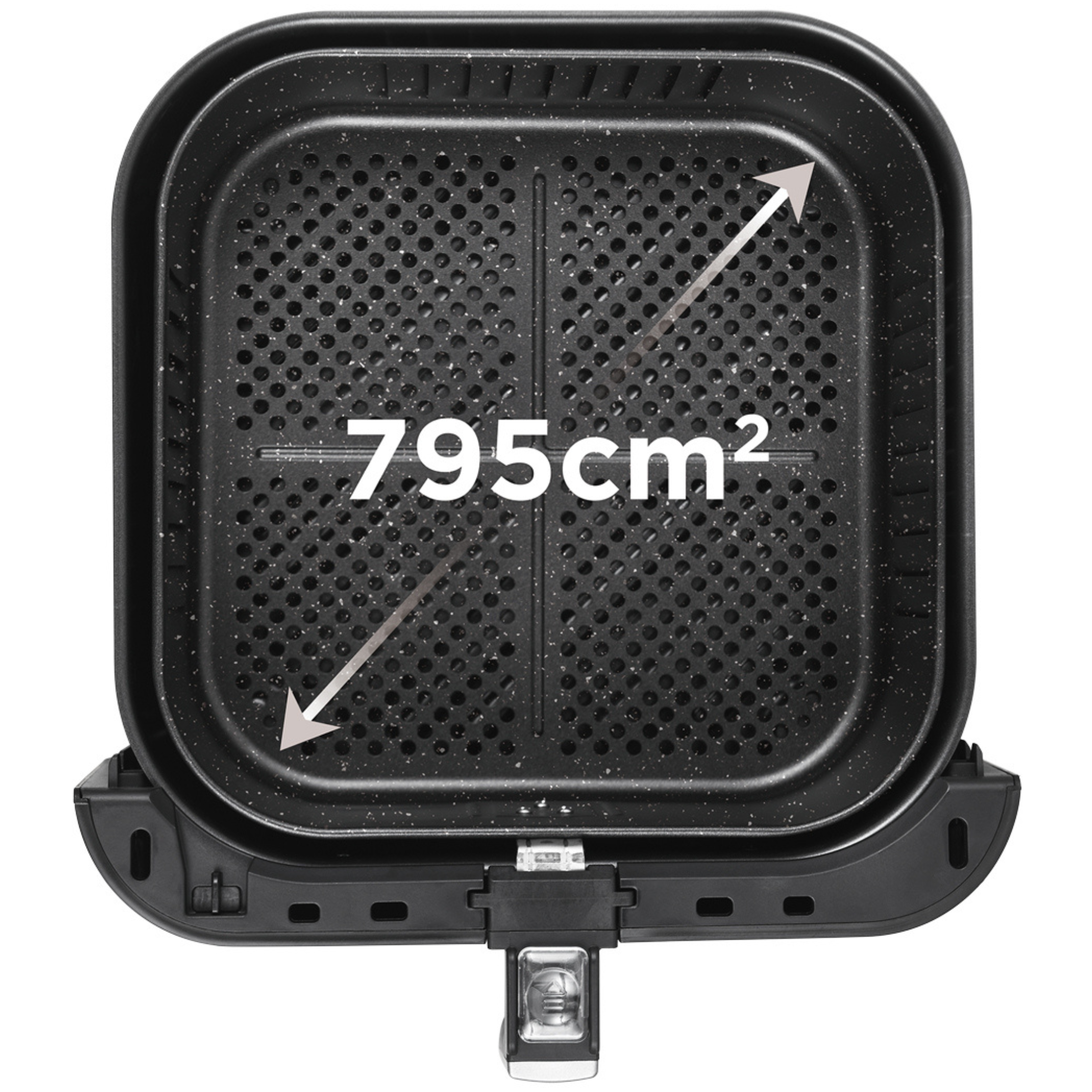 Fritadeira Elétrica Sem Óleo Air Fryer 8,5L Midea Widemax Cyclone Preto 220V