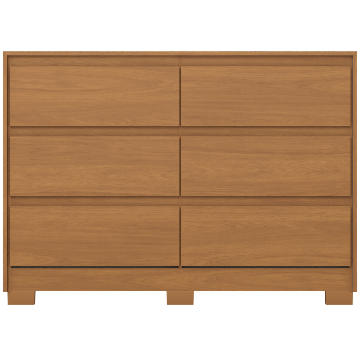 Cômoda Ravenna Henn 129cm 6 Gavetas Cinamomo