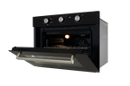 Kit Fischer de Embutir Forno Elétrico 50 Litros Infinity+Micro-ondas 25 Litros Fit Line Preto 220V