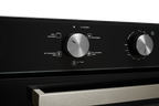 Kit Fischer de Embutir Forno Elétrico 50 Litros Infinity+Micro-ondas 25 Litros Fit Line Preto 220V