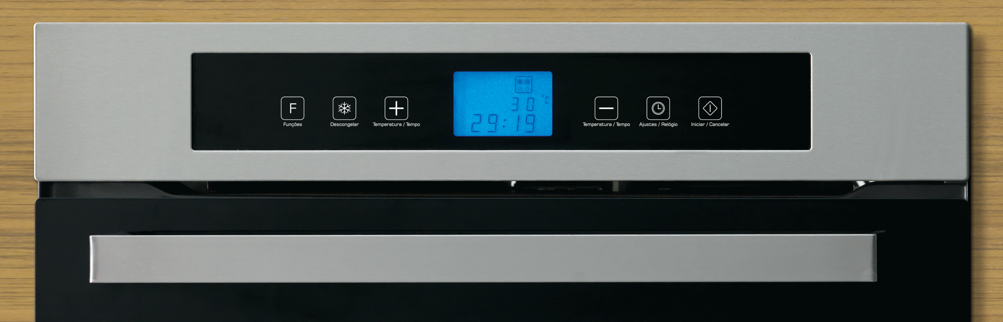 Forno de Embutir Elétrico Fischer 43L com Convecção Timer Digital Inox/Preto 220V