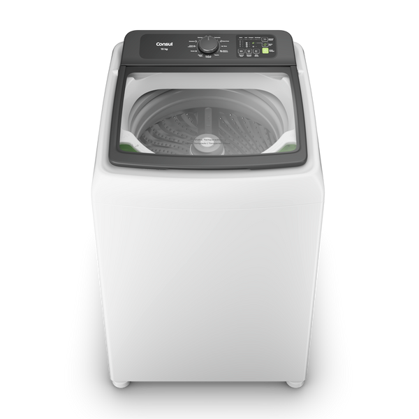 Lavadora de Roupas Consul 15Kg CWN15A Modo Eco Cesto Inox Branco 220V