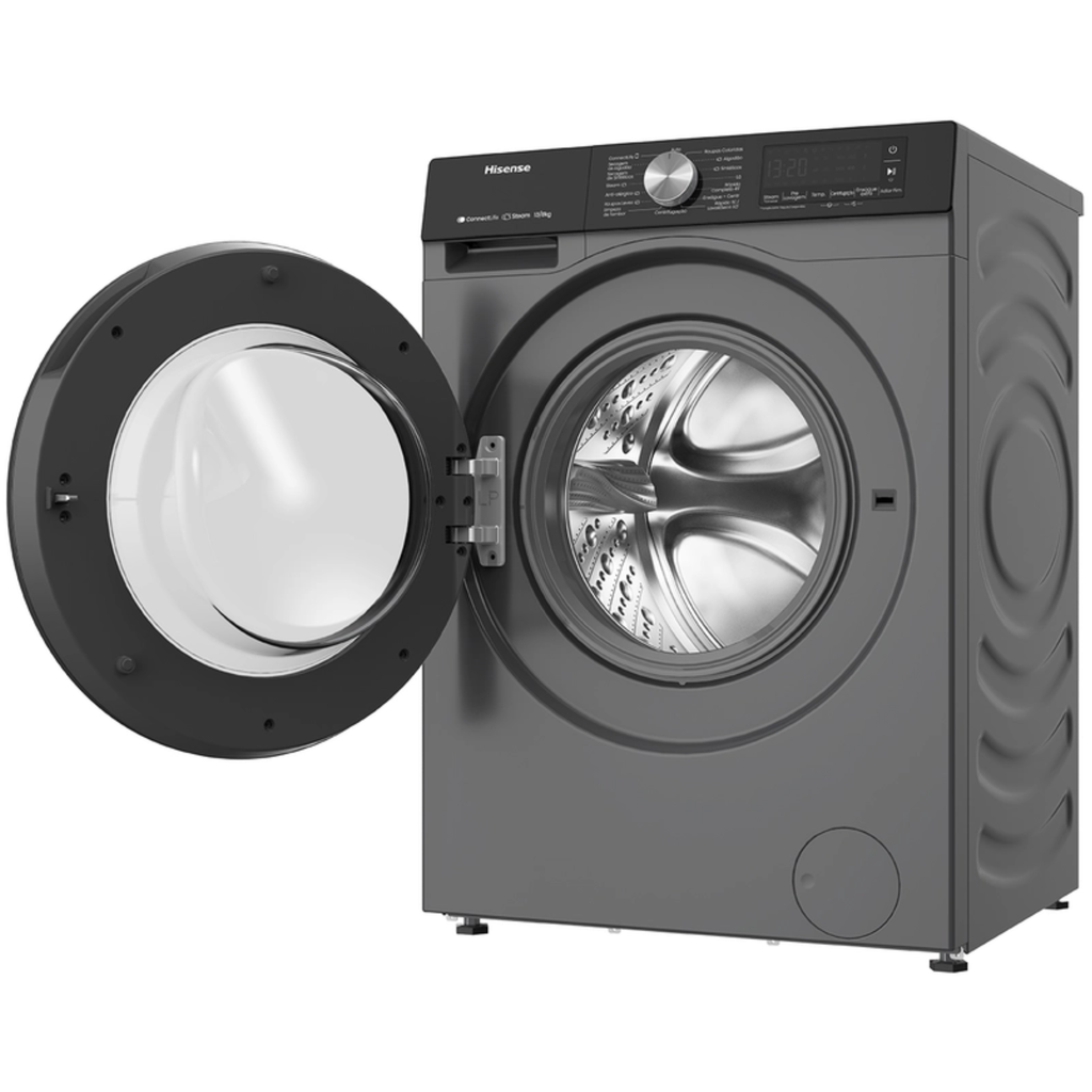 Lava e Seca Hisense 11kg Smart Wifi Inverter Titanium 220V