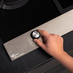 Cooktop à Gás Fischer 5 Bocas Platinium Tripla chama Trempe em Ferro Fundido 19784-23299 Vidro Preto Bivolt