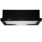 Depurador de Ar de Embutir 60cm Suggar Slim Touch DE61THPT Preto 220V