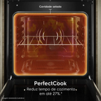 Forno de Embutir a Gás Electrolux 80L OE8GL Efficient PerfectCook e Grill Preto 220V