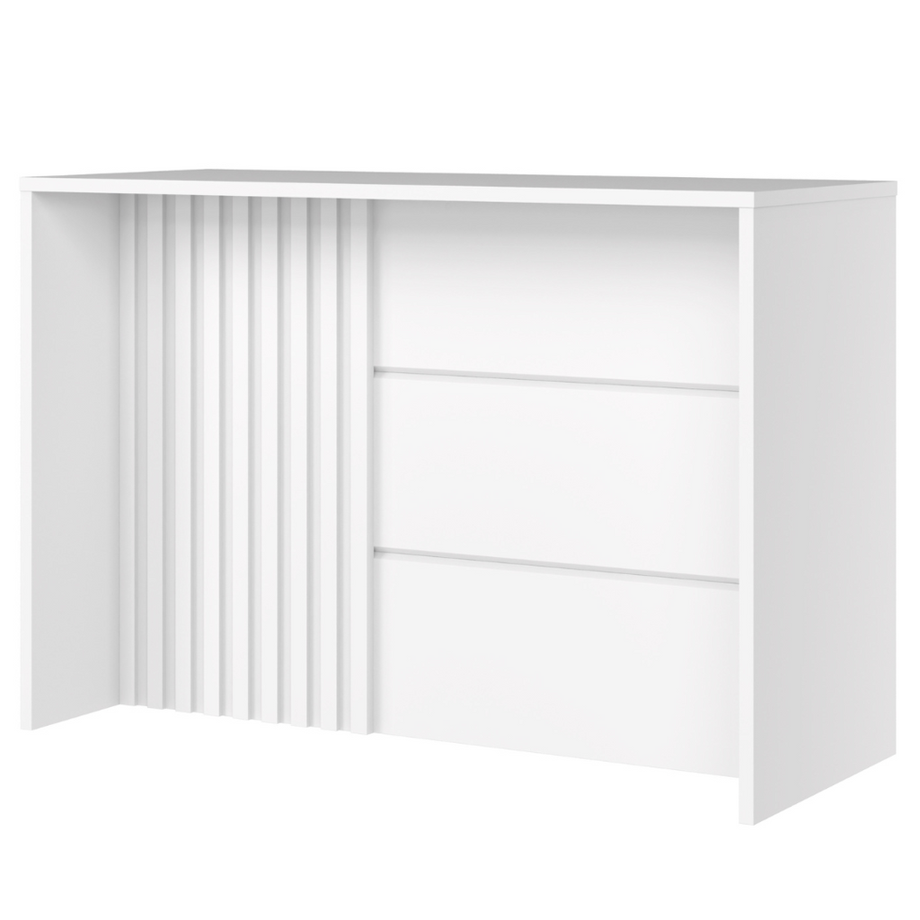 Bancada de Cozinha Americana Henn 100% MDF 146cm Branca HP