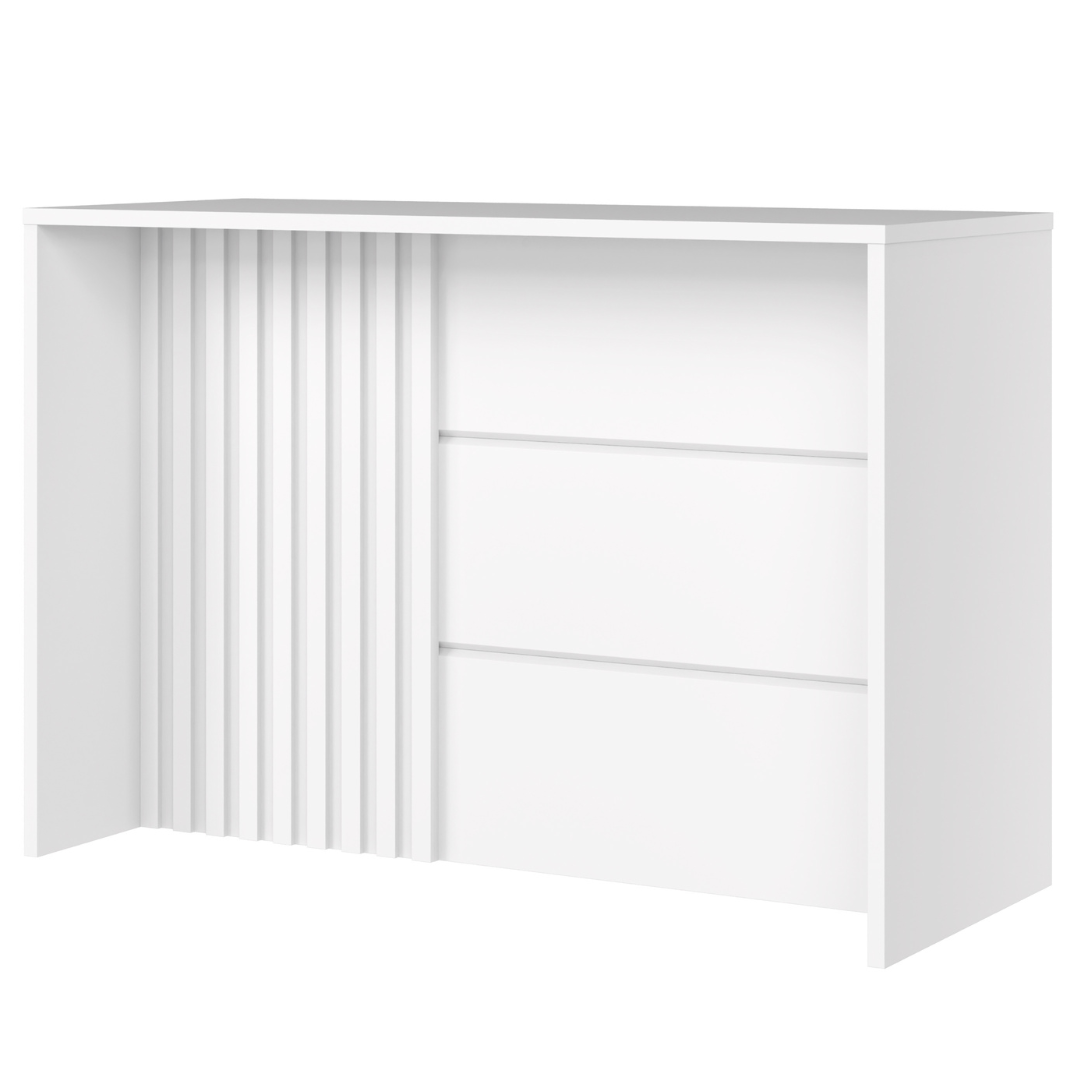 Bancada de Cozinha Americana Henn 100% MDF 146cm Branca HP