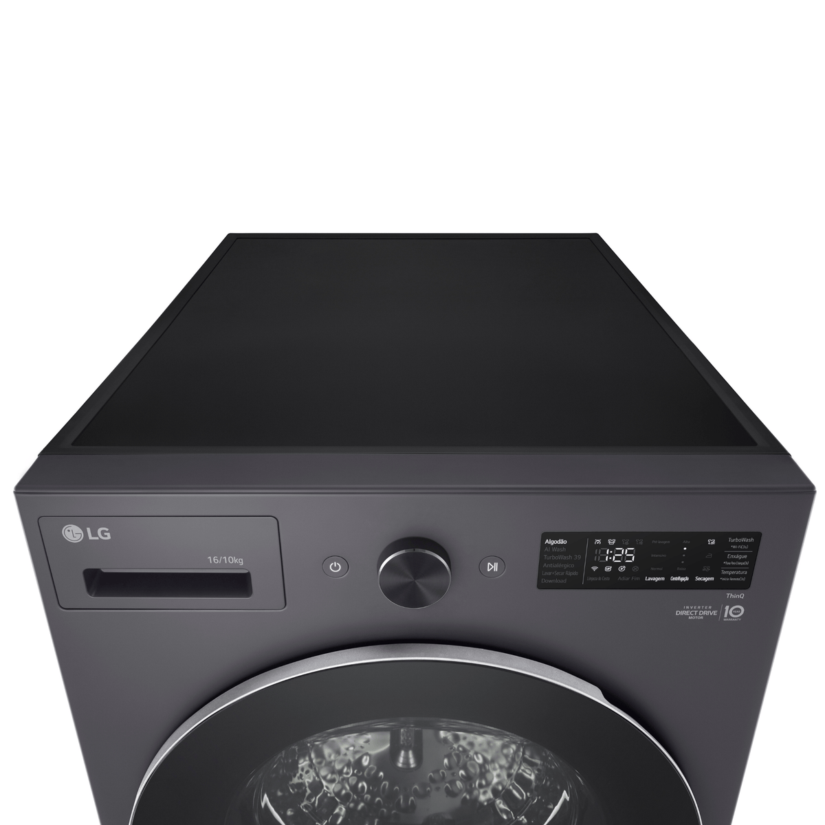 Lava e Seca Smart LG 16KG AI DD Black Inox 220V