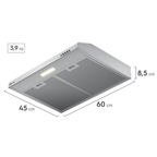 Depurador Electrolux 60cm de Parede DE6SS Inox 220V