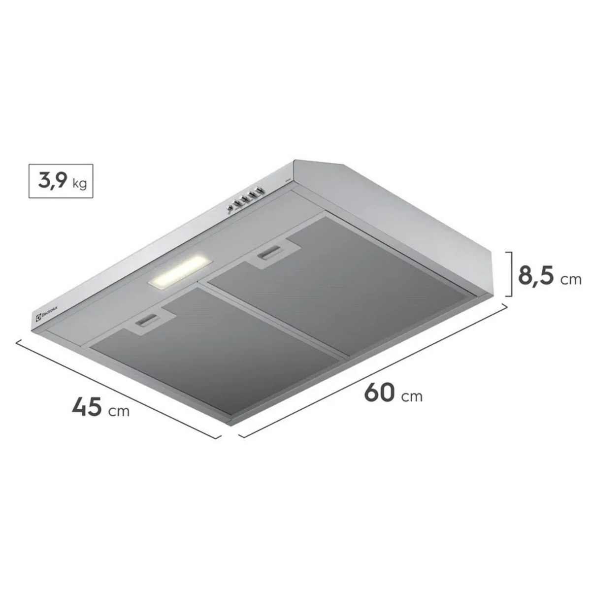 Depurador Electrolux 60cm de Parede DE6SS Inox 220V
