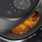 Fritadeira Elétrica Sem Óleo AirFryer 7,2L Philips Walita Série 3000 Preto 220V