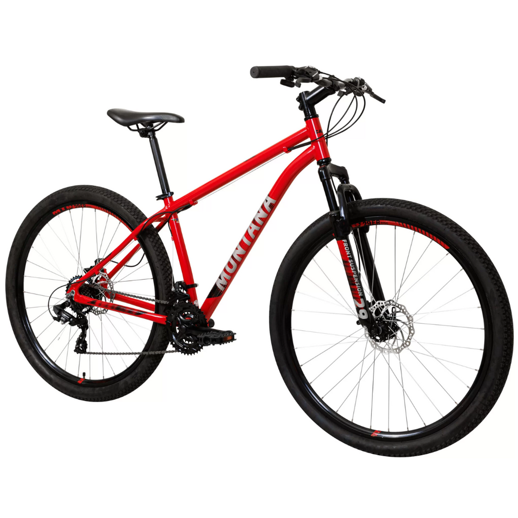 Bicicleta Caloi Montana Aro 29 Quadro M Freio a Disco 21 Velocidades Vermelho