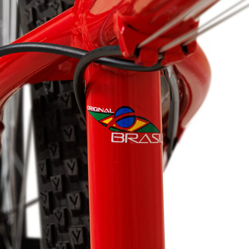 Bicicleta Caloi Montana Aro 29 Quadro M Freio a Disco 21 Velocidades Vermelho