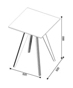 Mesa Lateral Quadrada Classic Imcal Nature