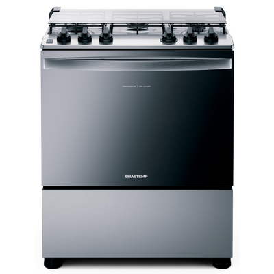Fogão 5 Bocas Brastemp BFS5NCR Mesa Inox Bivolt