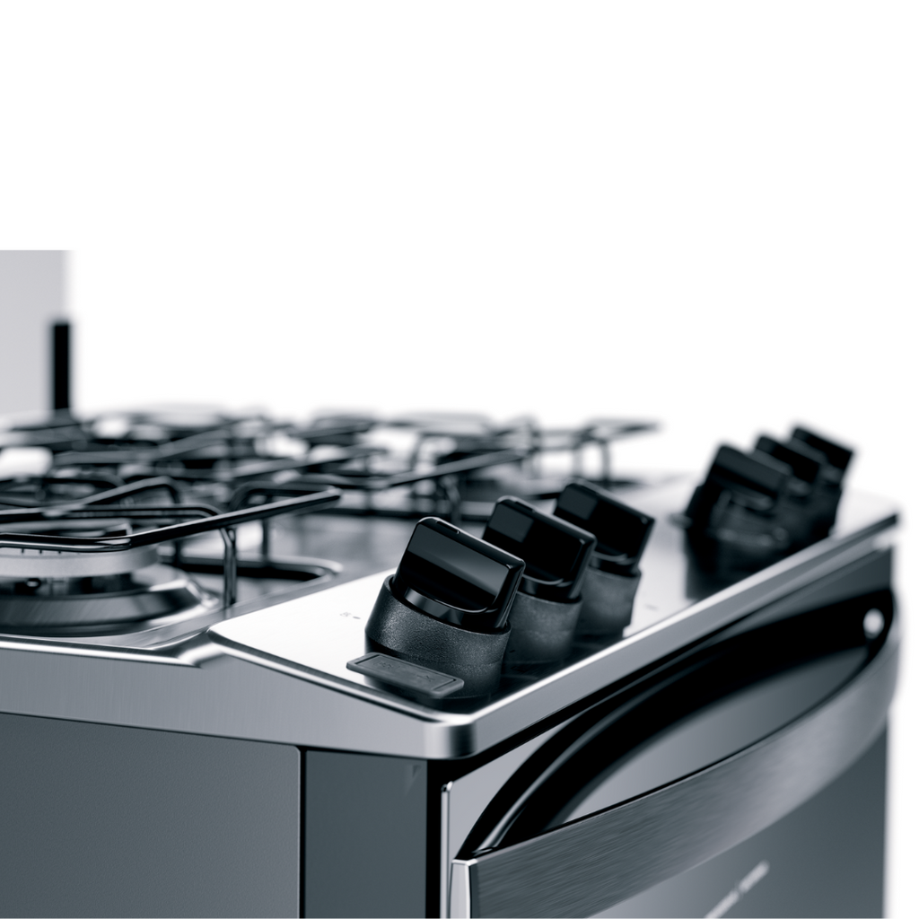 Fogão 5 Bocas Brastemp BFS5NCR Mesa Inox Bivolt