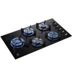 Cooktop a Gás Electrolux 5 Bocas KE5GW Expert ChamaPrecisa Preto Bivolt
