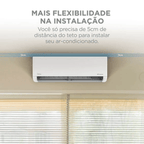 Ar-Condicionado Split Inverter Midea 9000 BTUs AI AirVolution Frio Branco 220V