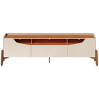 Rack Imcal Studio 180cm 2 Portas 1 Gaveta Off White e Nature