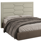 Cabeceira Delta Perfan 160x13cm Linho Bege