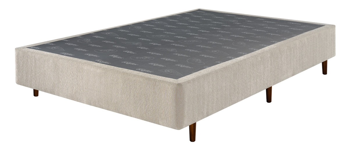 Base Para Colchão Maze Casal Ecoflex 138x188x25cm Boucle Bege
