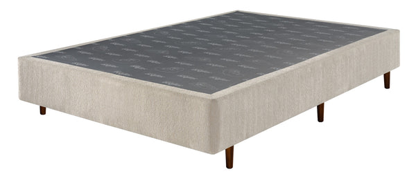 Base Para Colchão Maze Casal Ecoflex 138x188x25cm Boucle Bege