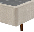 Base Para Colchão Maze Casal Ecoflex 138x188x25cm Boucle Bege