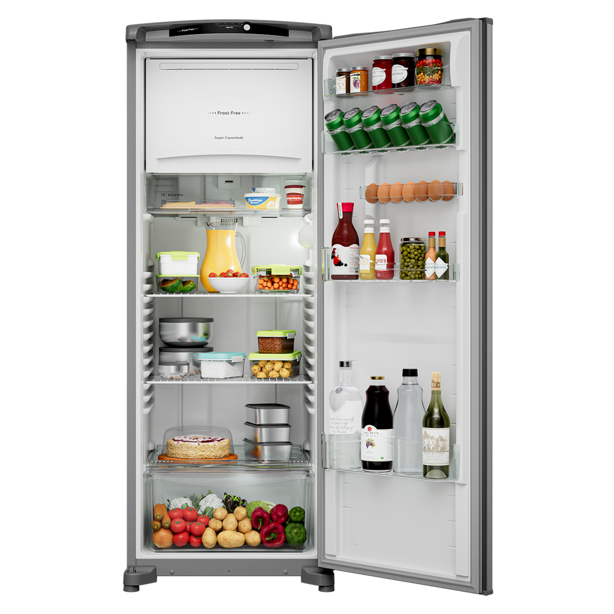 Refrigerador Consul 337L CRB39MK Inox 220V