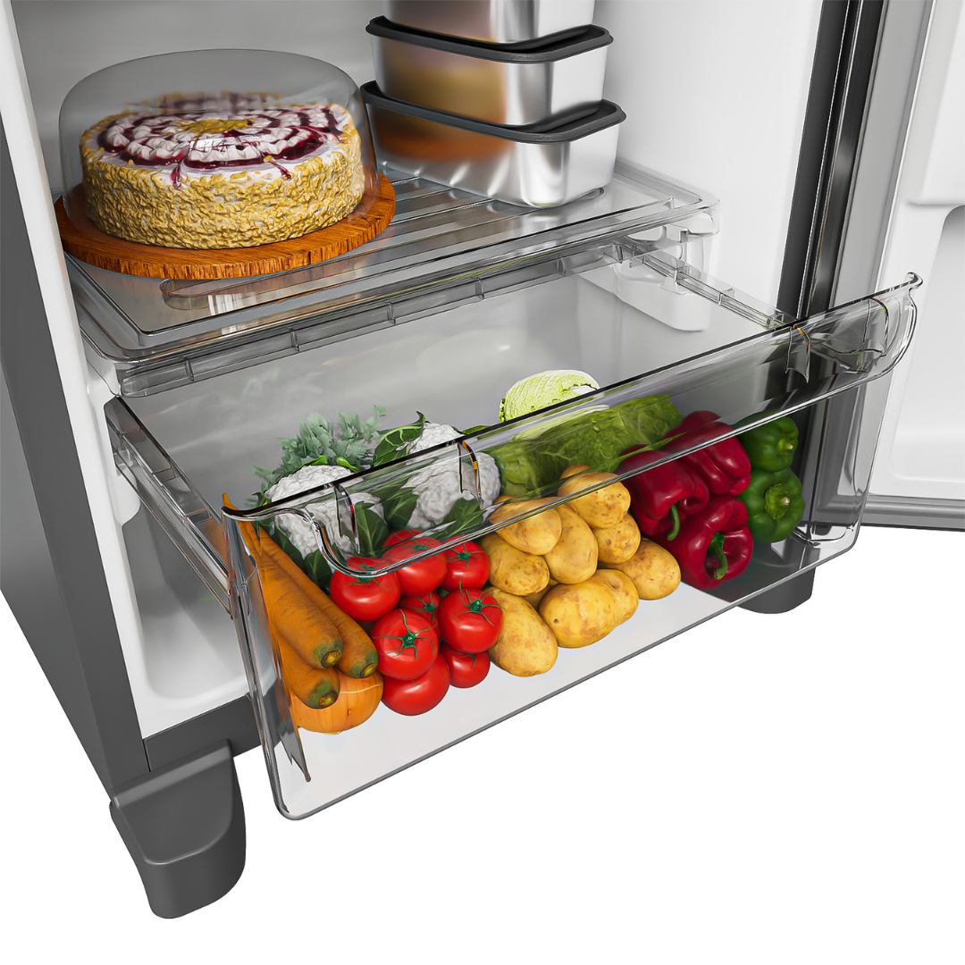 Refrigerador Consul 377L CRM44M Duplex Inverter Inox 220V