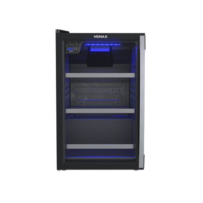 Cervejeira Venax 100L Blue Ligth Porta Invertida 19919 Preto Fosco 110V