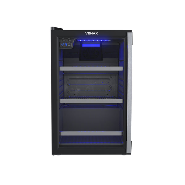 Cervejeira Venax 100L Blue Ligth Porta Invertida 19919 Preto Fosco 110V