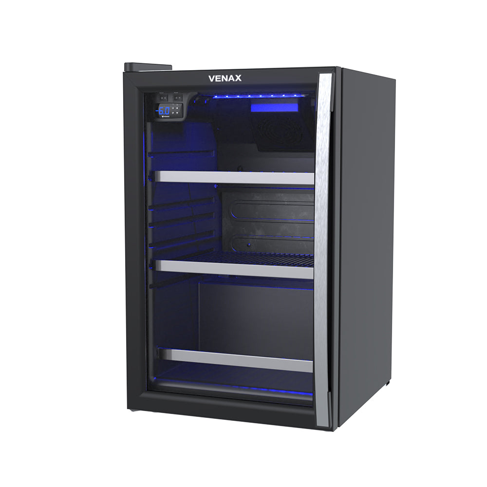 Cervejeira Venax 100L Blue Ligth Porta Invertida 19919 Preto Fosco 110V
