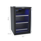 Cervejeira Venax 100L Blue Ligth Porta Invertida 19919 Preto Fosco 110V