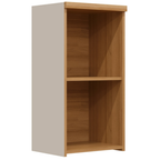 Armário Aéreo de Cozinha Allure Linea 100% MDF 1 Porta 40cm Jequitibá e Gris