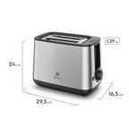 Torradeira Electrolux Experience ETS25 Inox/Preto 220V