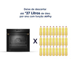 Forno de Embutir Elétrico Electrolux 80L OE9XB Expert Pro Series com VaporCrisp Preto 220V