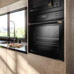 Forno de Embutir Elétrico Electrolux 80L OE9XB Expert Pro Series com VaporCrisp Preto 220V