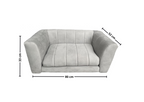 Sofá Pet Alure 80cm Molufan Veludo Prata