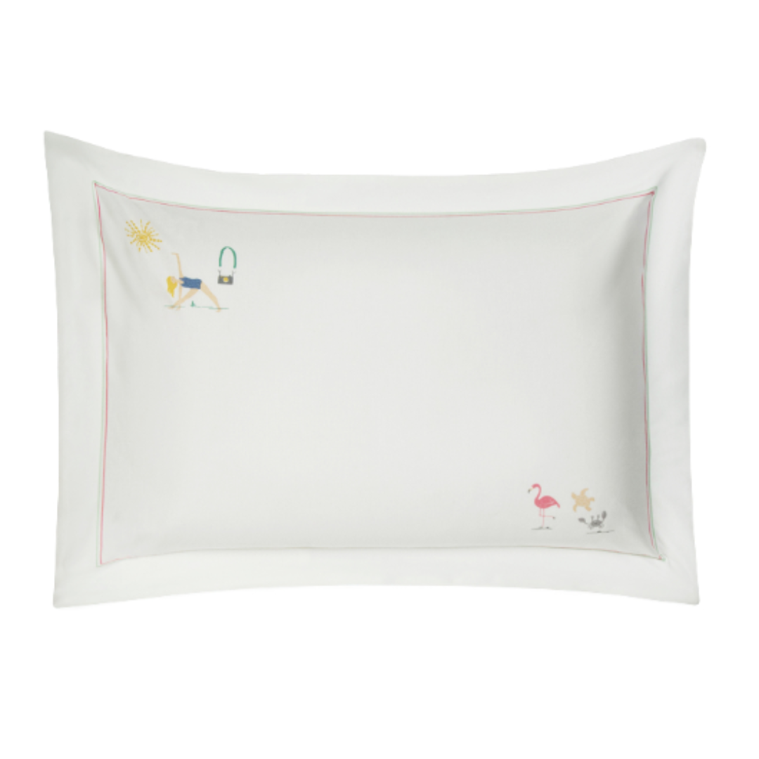 Fronha Naturalle 200 Fios 50x70cm Riviera Francesa