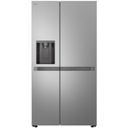 Refrigerador LG 638L Side By Side Inverter com Água e Gelo na Porta Inox Look Bivolt