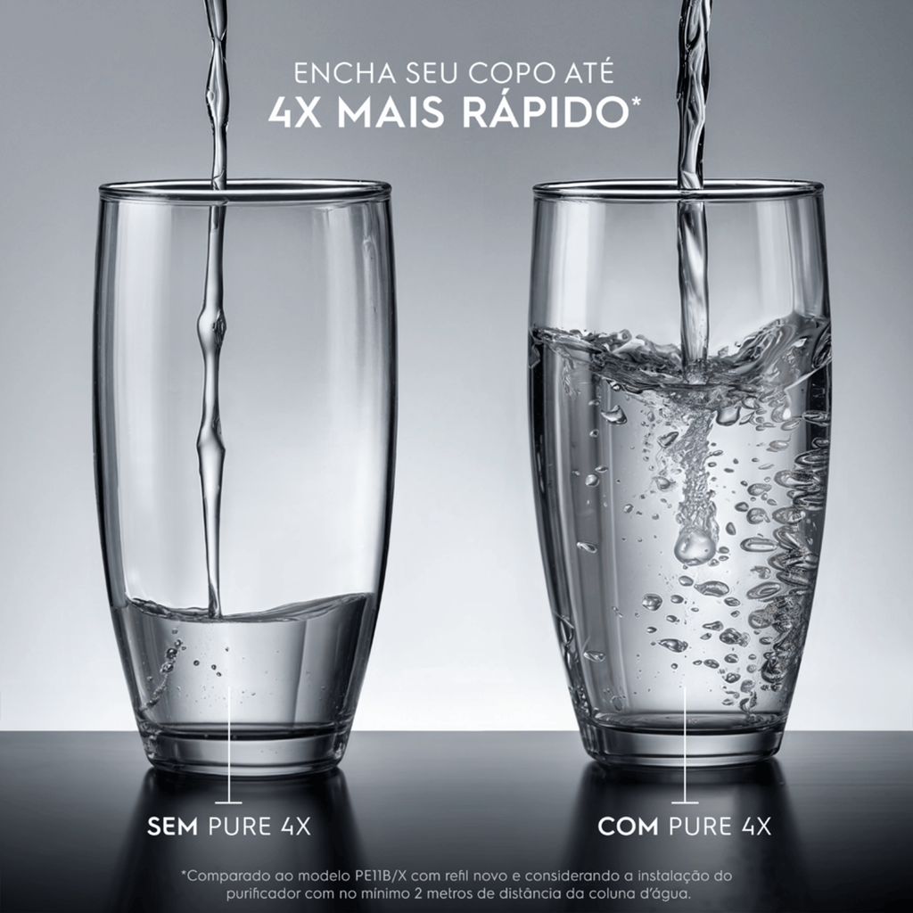Purificador de Água Electrolux PE12P Compacto Acqua Pure Preto Bivolt