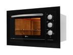 Kit Fischer de Embutir Forno Elétrico 48L Fit Line + Micro-ondas 25L Fit Line Preto 220V