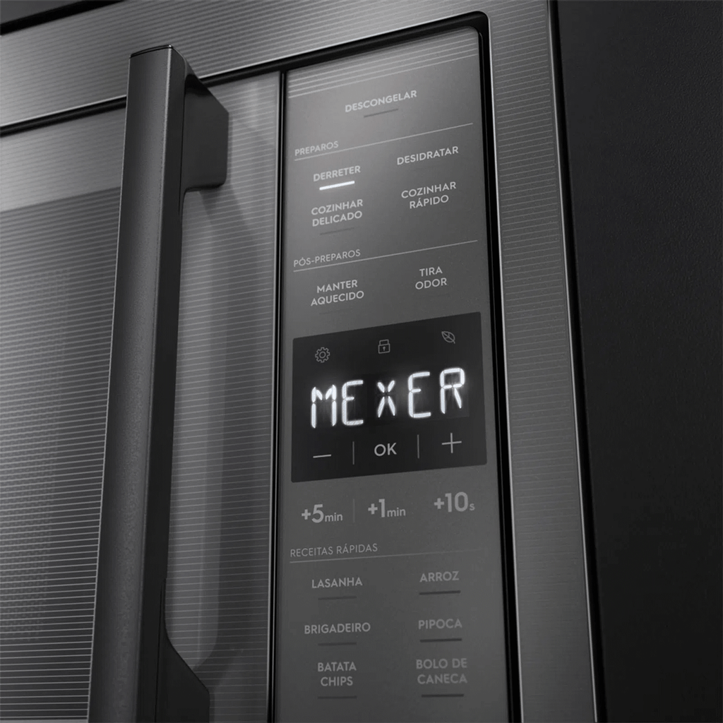 Micro-ondas de Embutir Electrolux 34L Experience com Painel Touch Cinza 220V