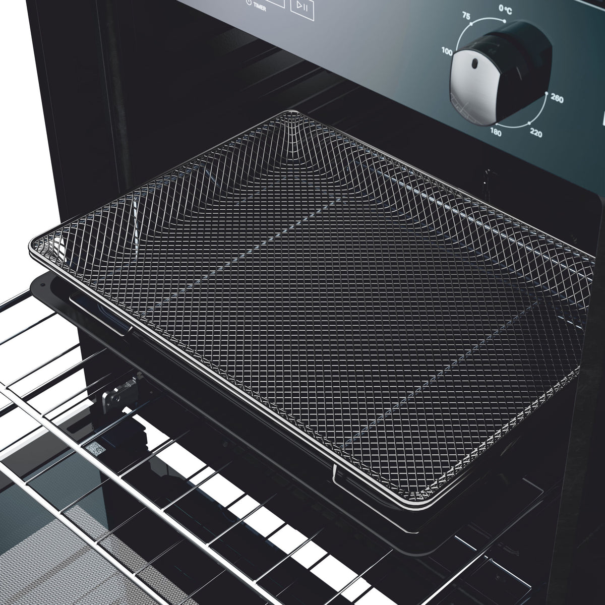 Forno de Embutir Elétrico Brastemp 84L BOF84AR com Função Air Fryer Inox Espelhado 220V
