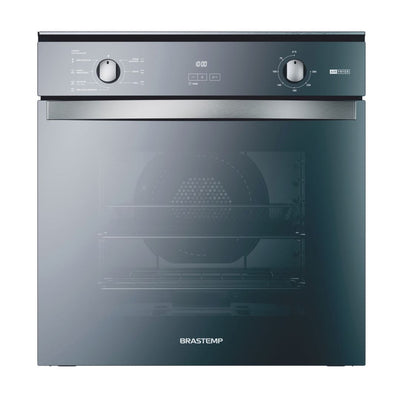 Forno de Embutir Elétrico Brastemp 84L BOF84AR com Função Air Fryer Inox Espelhado 220V