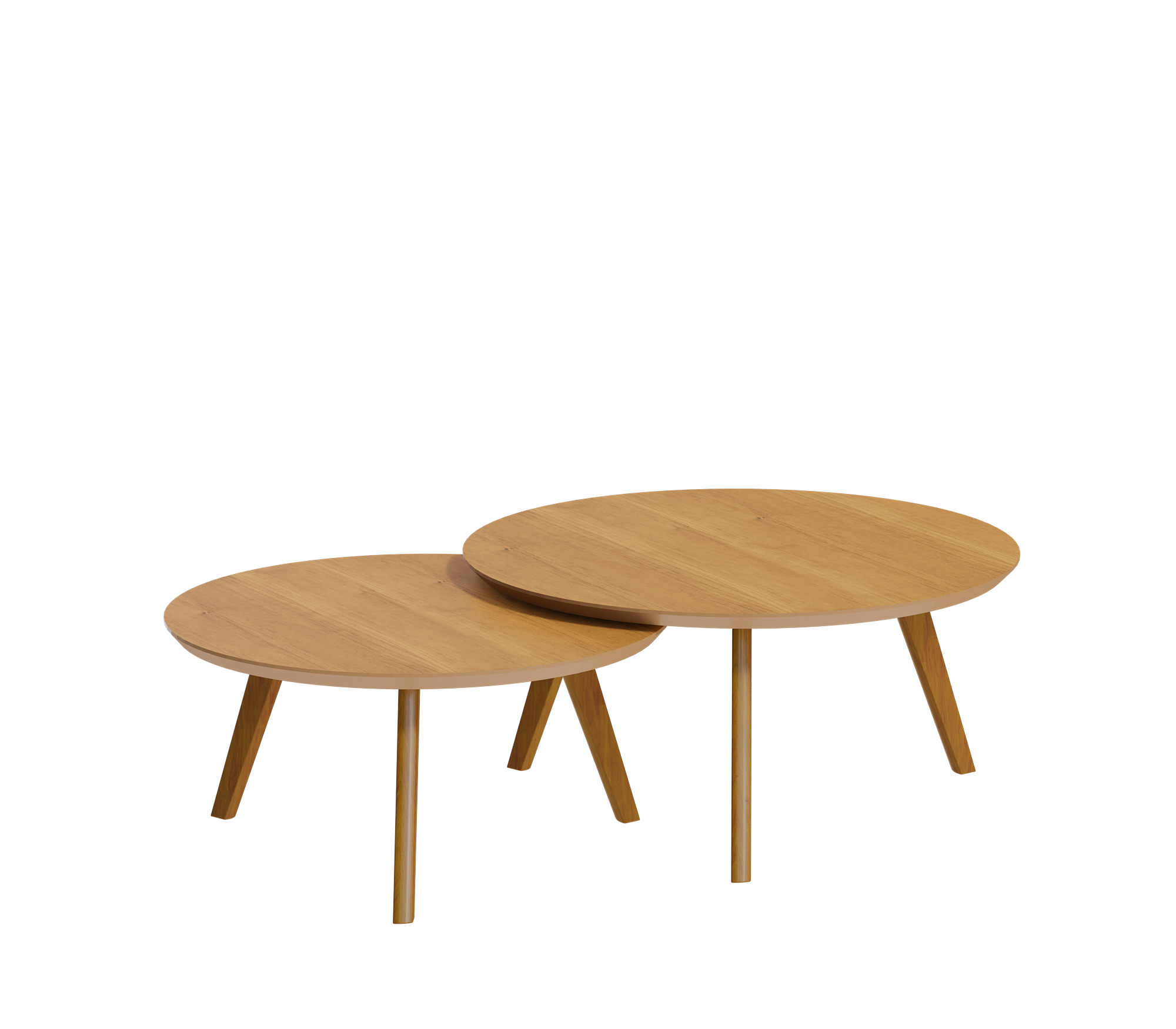 Conjunto de 2 Mesas de Centro Classic Imcal  Nature